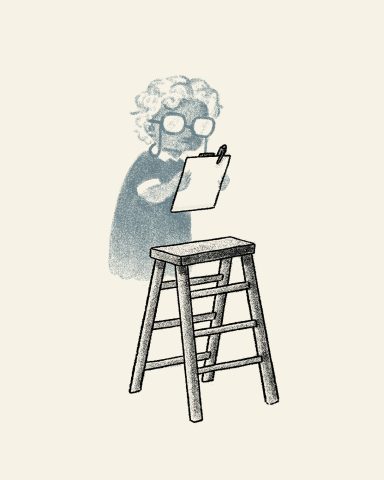 Illustration eines Geists